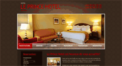 Desktop Screenshot of leprincehotel.com