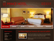 Tablet Screenshot of leprincehotel.com